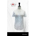 Camiseta bordada blanca de mujer Lili Dudu 