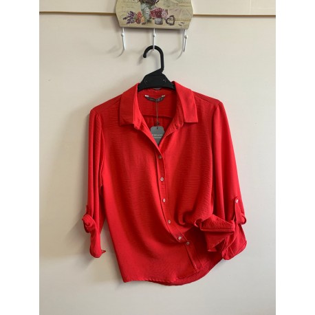 CAMISA  ROJA LISA MUJER PRIVILEGE 