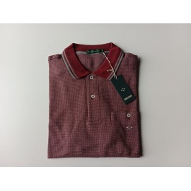 Polo jacquard de hombre manga larga BONCCIANI