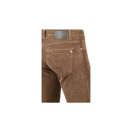 PANTALÓN DE PANA CAMEL DE HOMBRE PIERRE CARDIN LYON TAPERED FIT CON CINCO BOLSILLOS