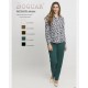 PANTALON CLASICO EN TEJIDO SARGA MUJER DE BOGUAR +COLORES