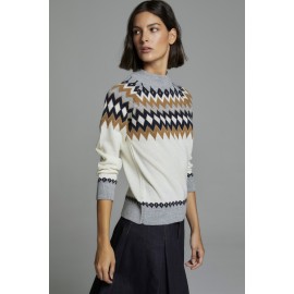 JERSEY CUELLO CAJA JACQUARD MUJER TACHY ZUCCA +COLORES