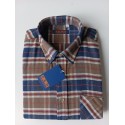 CAMISA FRANELA  HOMBRE CUADROS PKM 