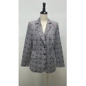 Chaqueta blazer cuadros de Estefania Rodriguez