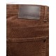 PANTALÓN DE PANA MARRON DE HOMBRE PIERRE CARDIN LYON TAPERED FIT CON CINCO BOLSILLOS