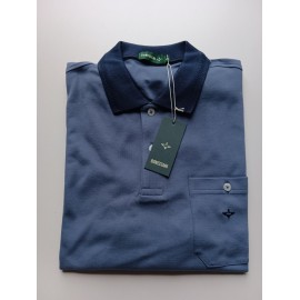 POLO AZUL CON BOLSILLO HOMBRE BONCCIANI