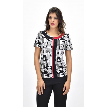 CAMISETA ESTAMPADA MUJER BOGUAR