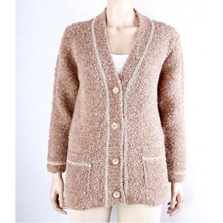 CHAQUETA CAMEL DE RIZO