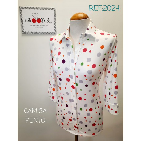 CAMISA LUNARES MUJER  LILI DUDU 